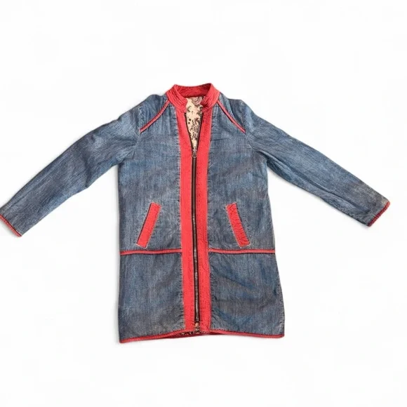 Free People Reversible Quilted Jacket – Boho Floral Print Zip Front - Size S - Picture 6 of 11